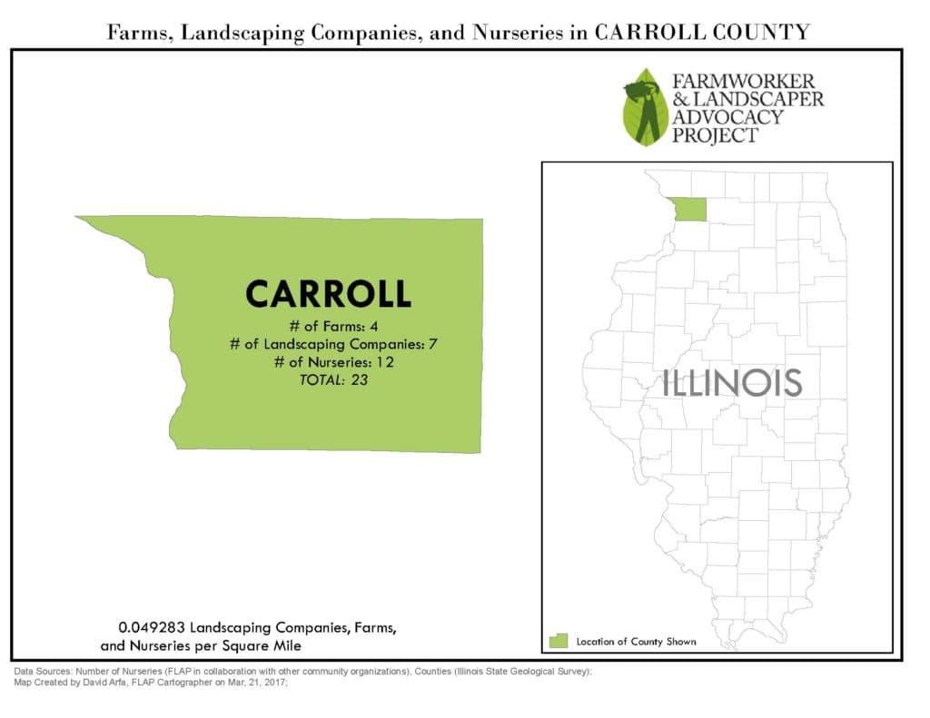 Map of Carroll County