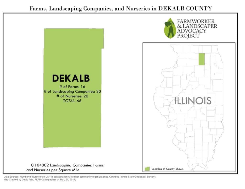 Map of DeKalb County