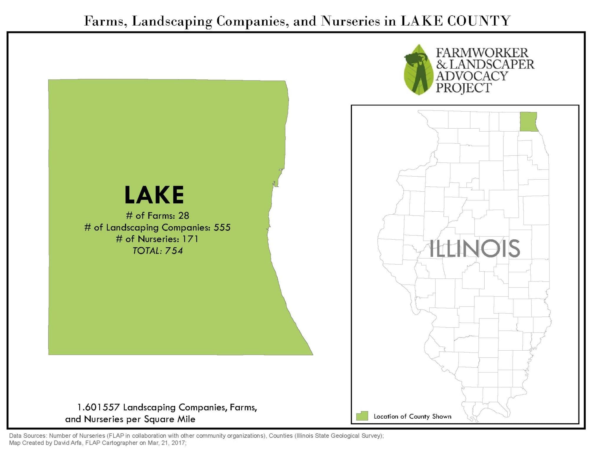 Map of Lake County