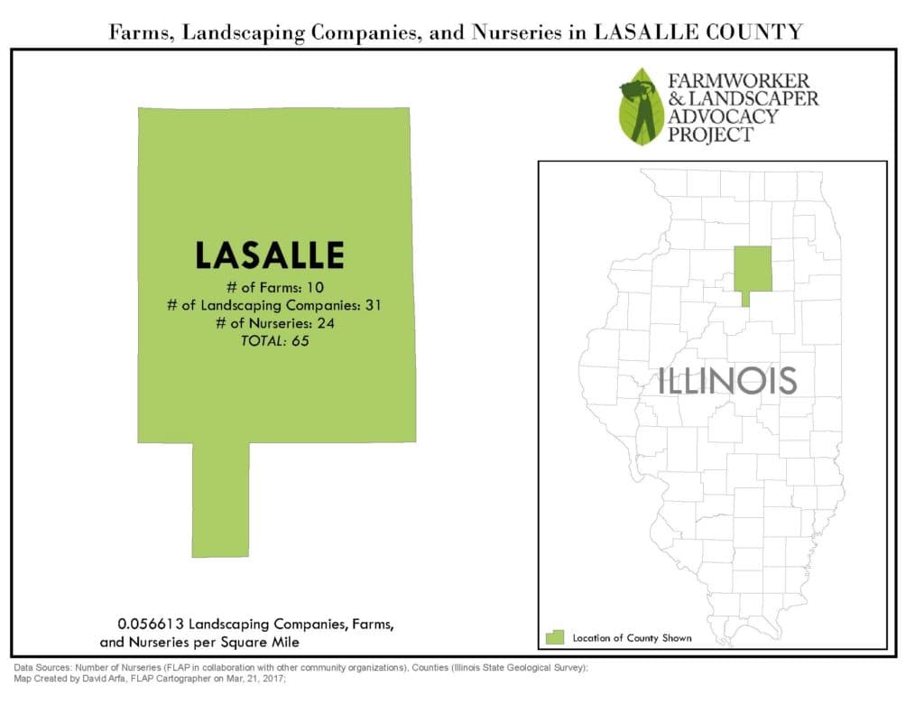 Map of LaSalle County
