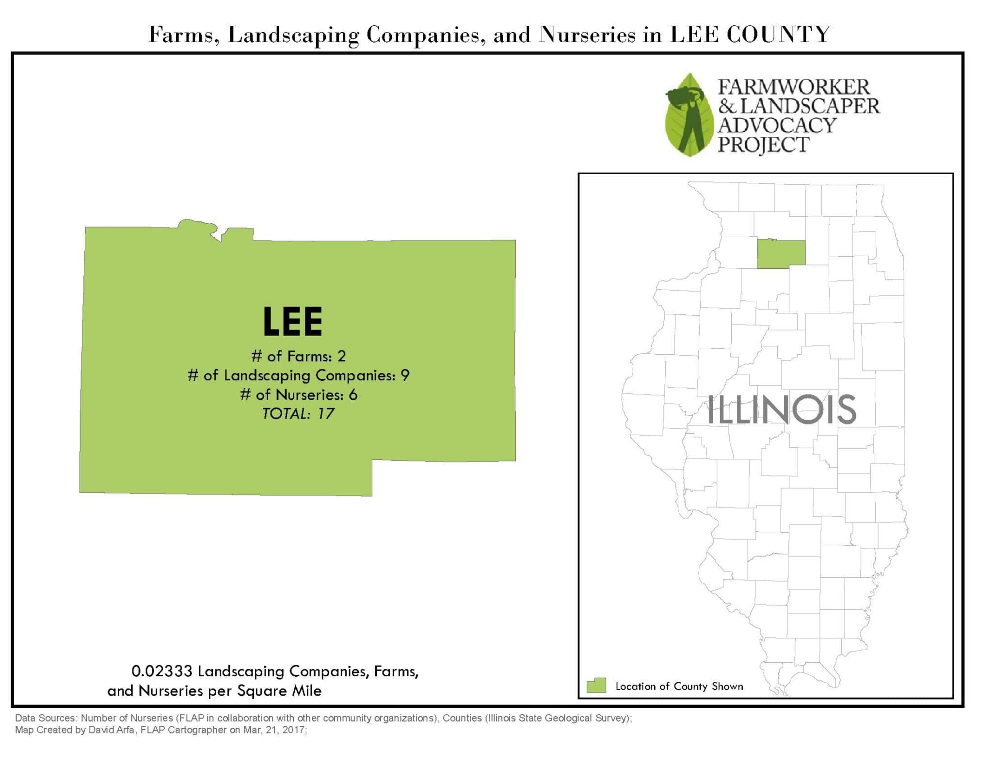 Map of Lee County