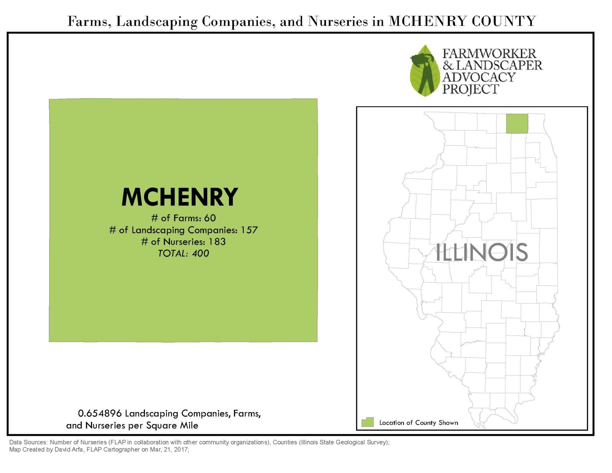 Map of McHenry County