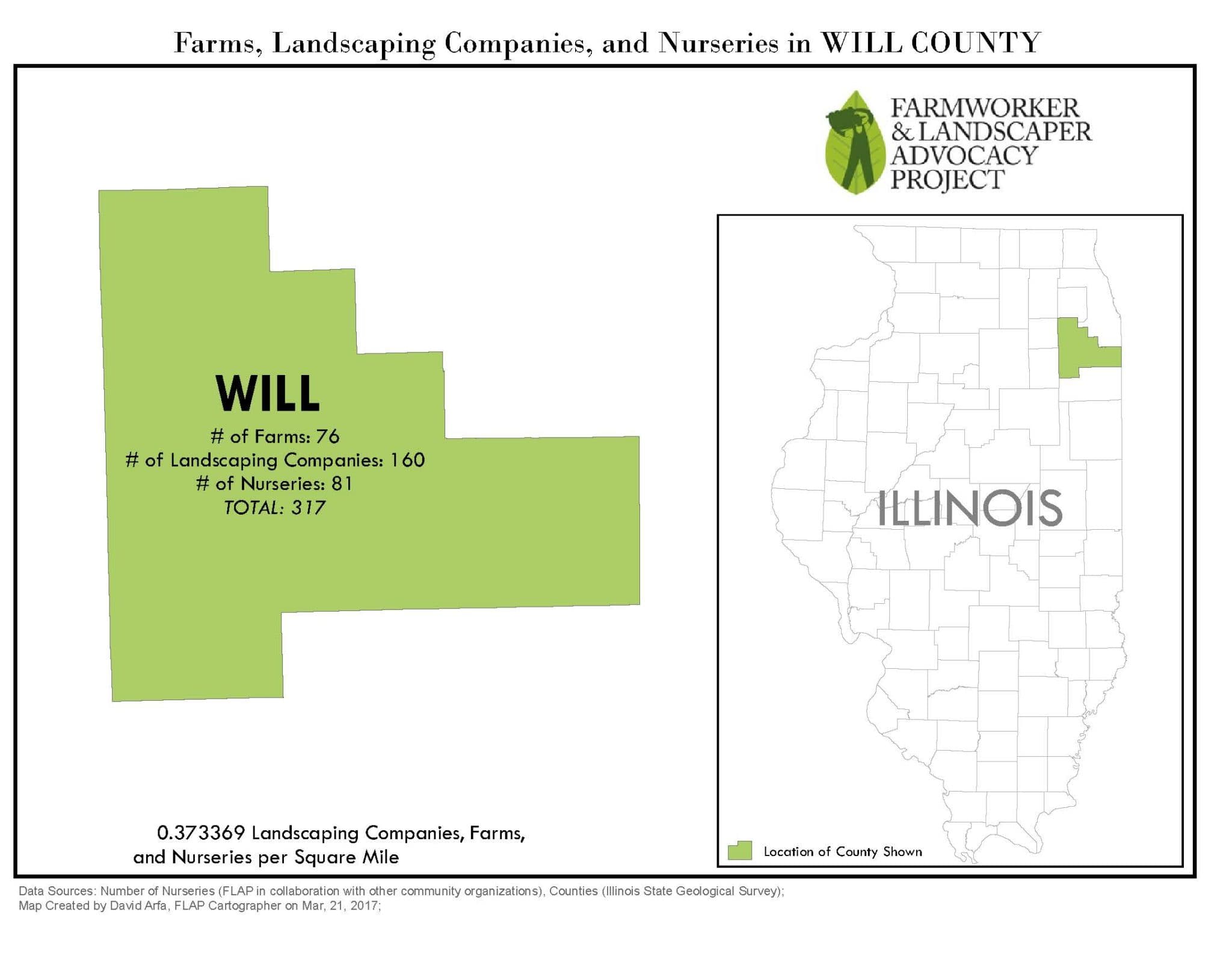 Map of Will County