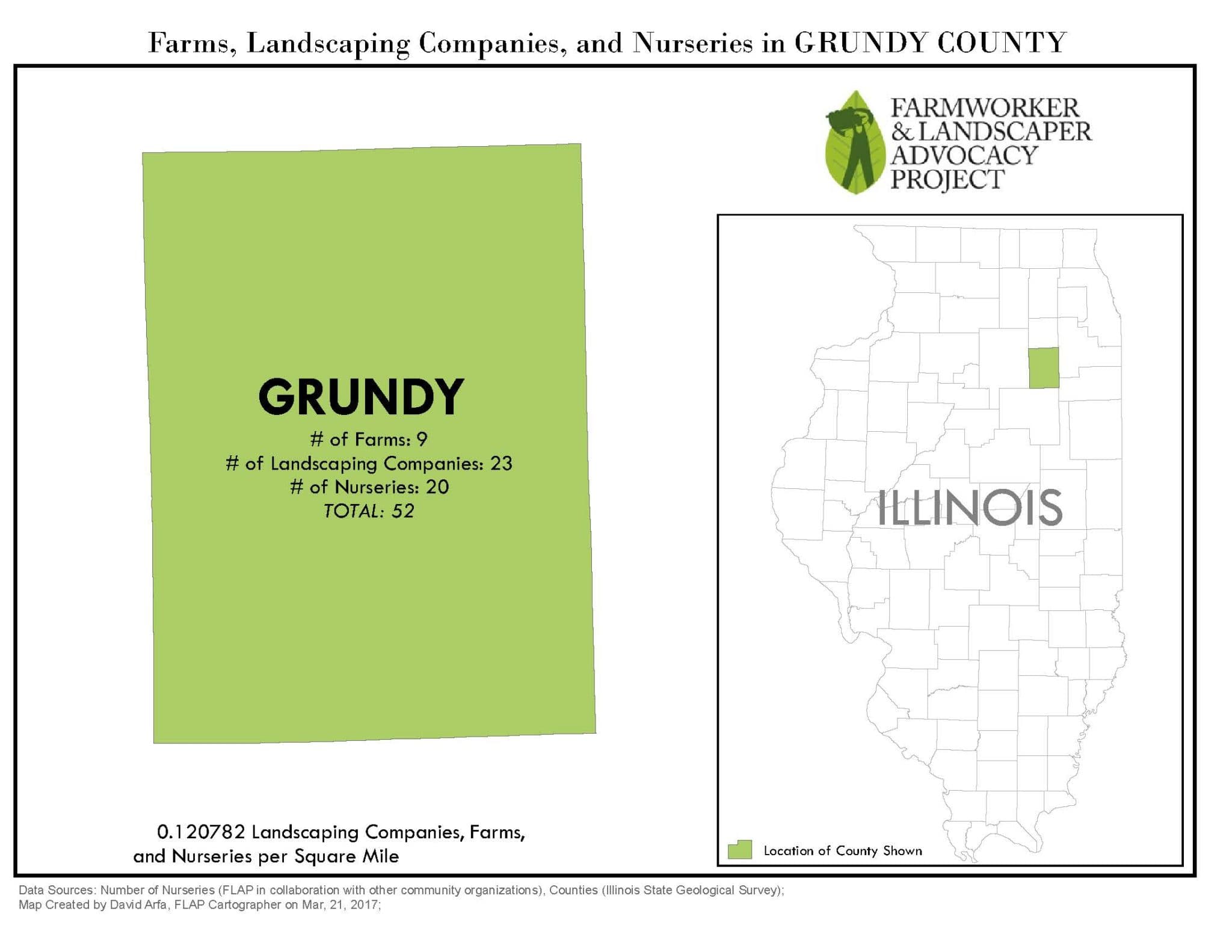 Map of Grundy County