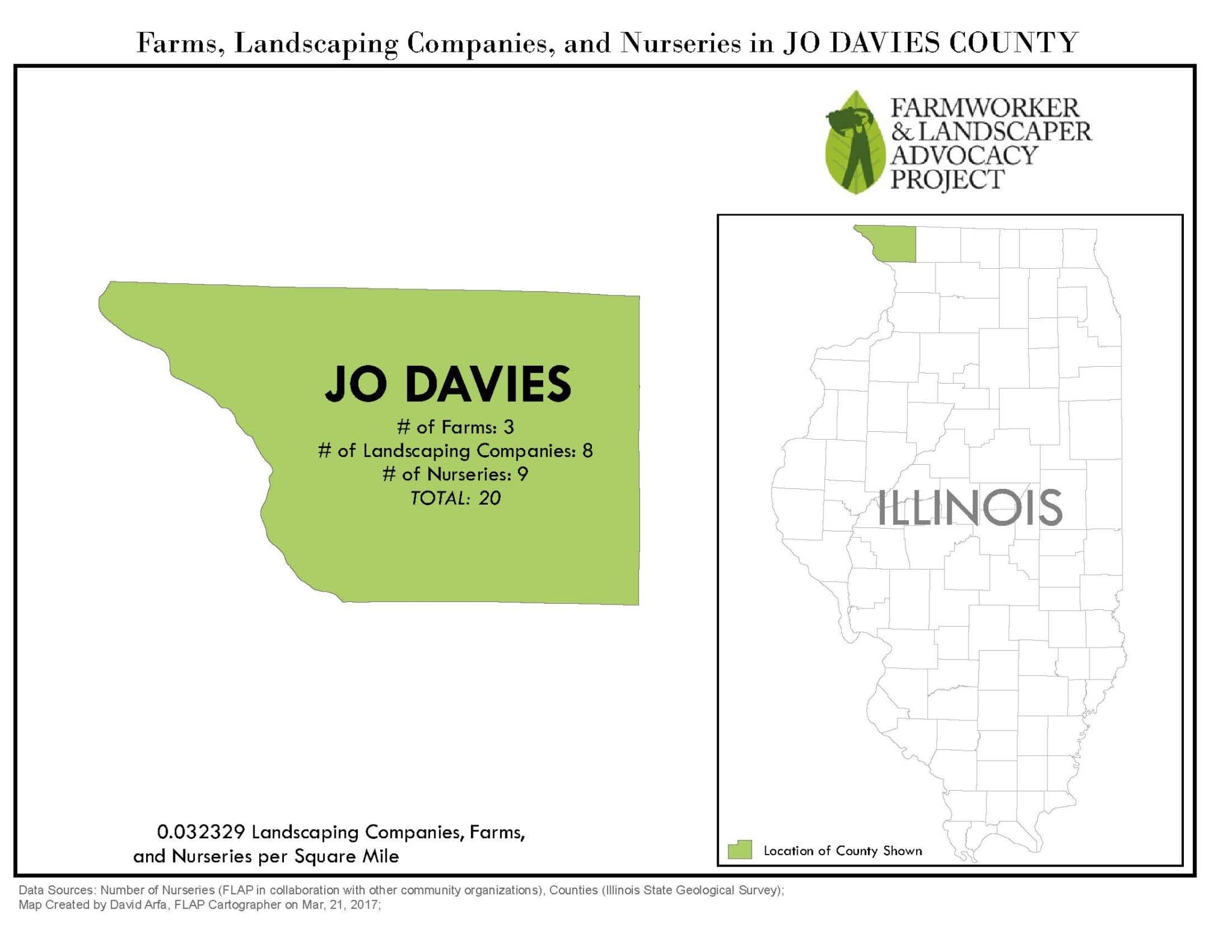 Map of Jo Davies County