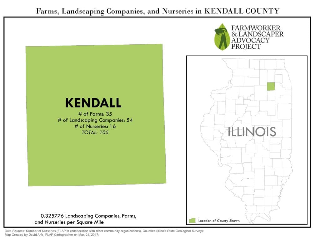 Map of Kendall County