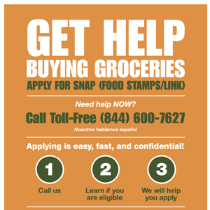 SNAP Poster - Get Help Buying Groceries